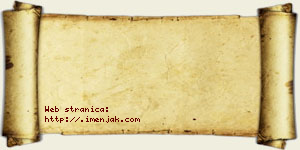 Jelisaveta Bujak vizit kartica